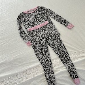 Little Sleepies leopard pajamas size 4T